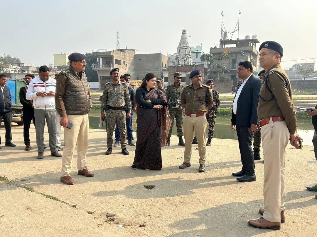 औरंगाबाद: सरस्वती पूजा विसर्जन को लेकर प्रशासन अलर्ट, जिलाधिकारी और एसपी ने घाटों का किया निरीक्षण